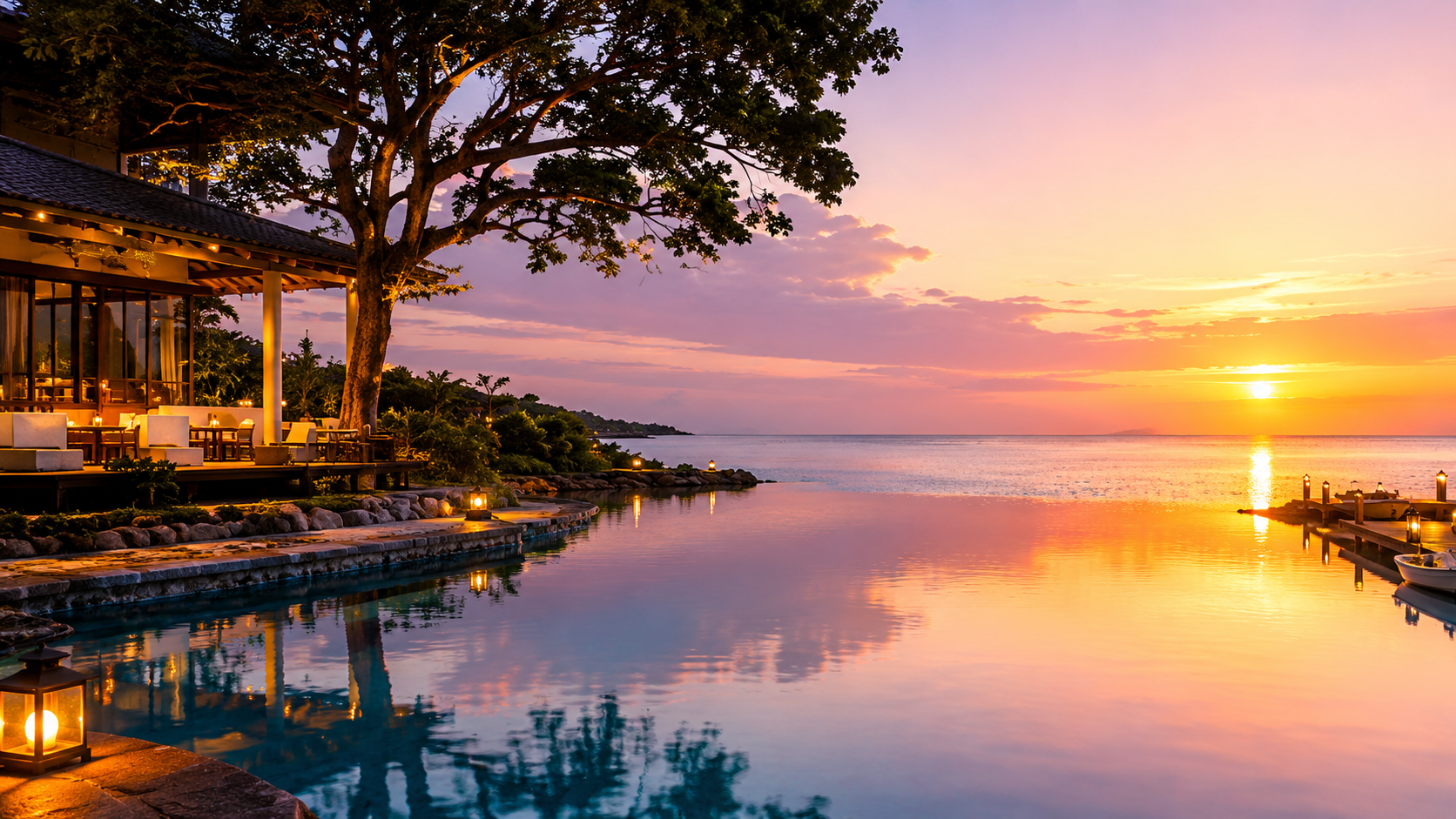 Relax in a beautiful context
